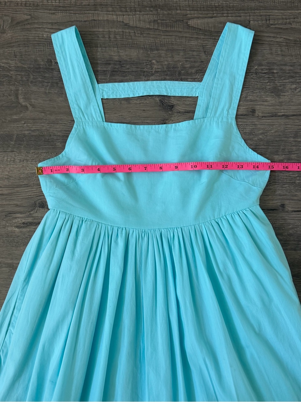 Anthropologie XXS Aqua Open Back Tiered Midi Dress Smocked Pockets - Picture 11 of 15